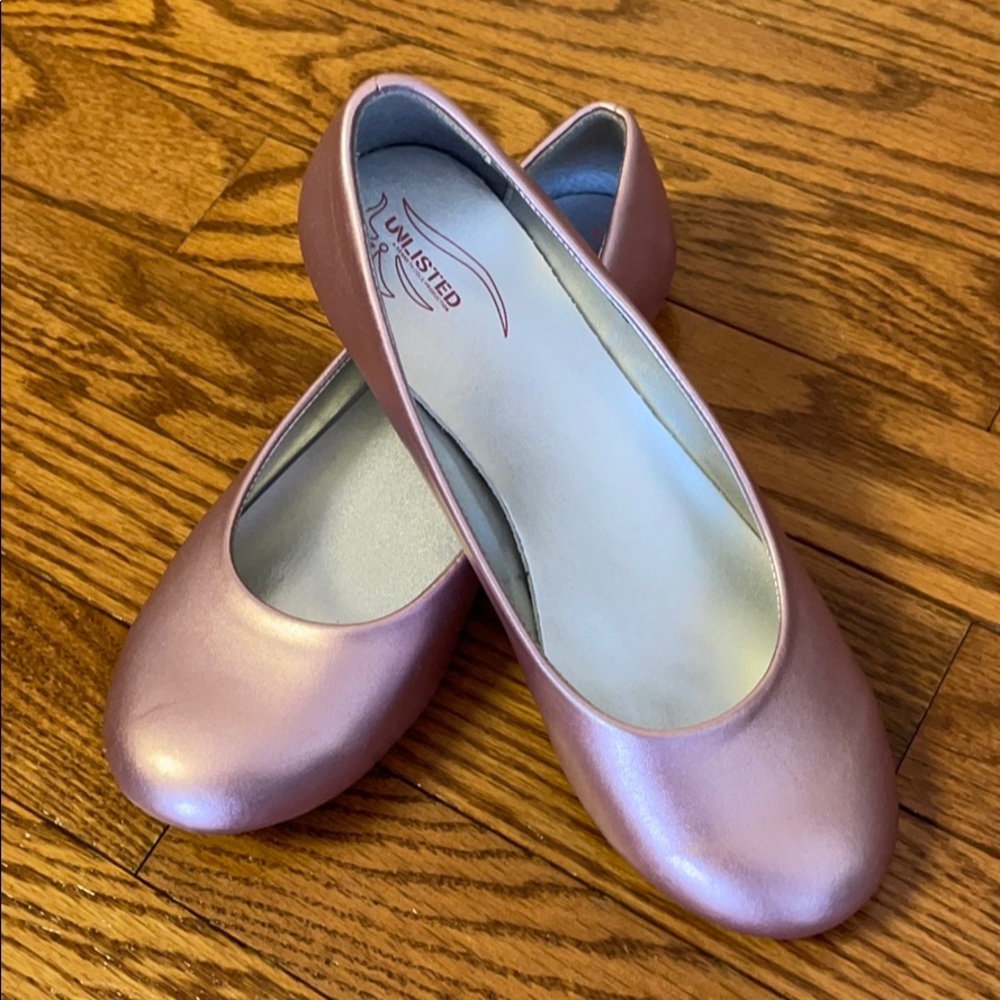 Unlisted Pink slip on dress shoes size 3 1/2